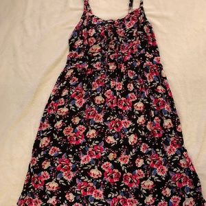 Torrid black and pink summer dress